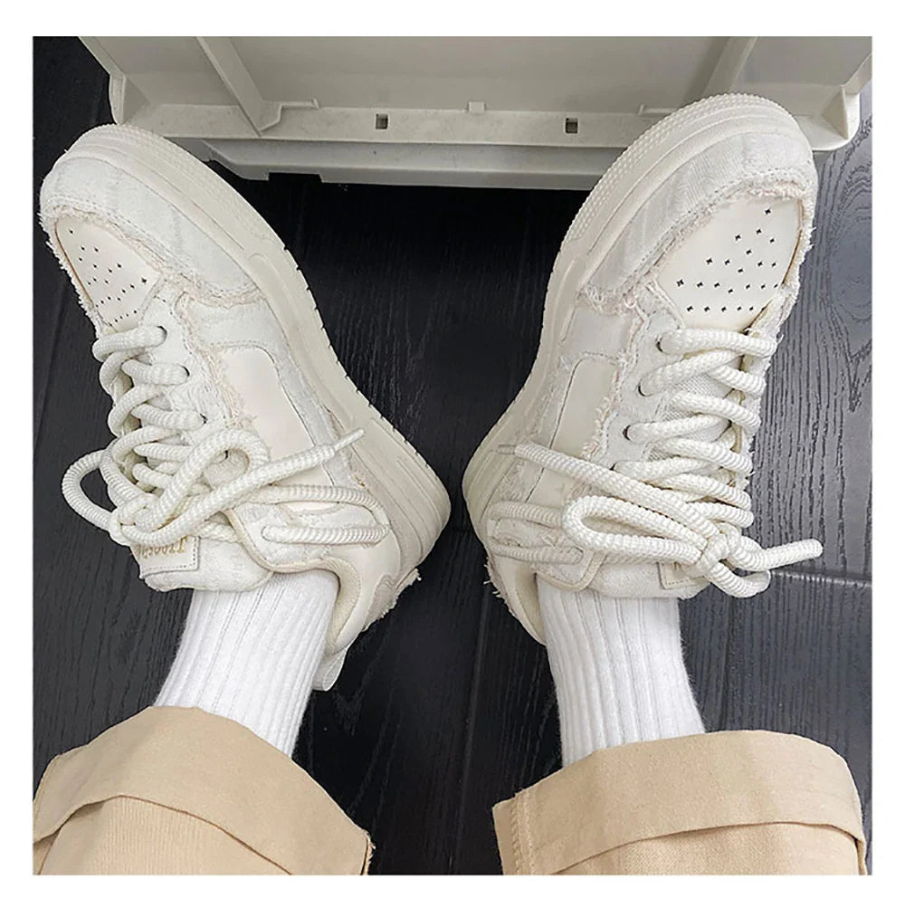 Silver Maple Thick Sole Shoes