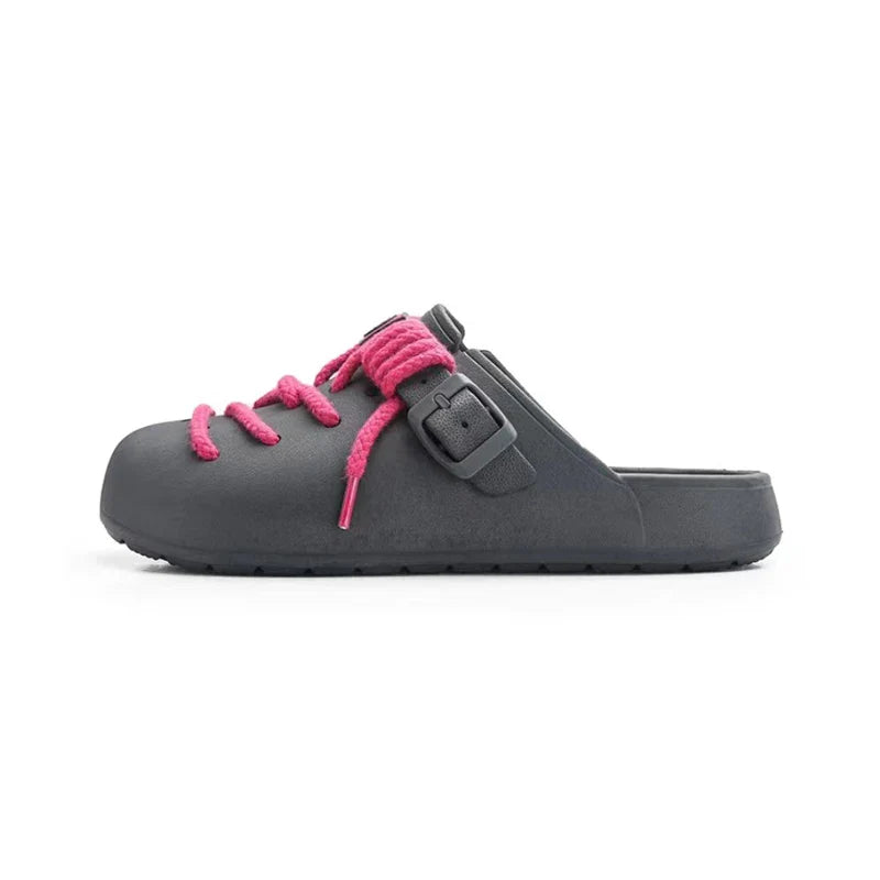 Gap Lacing Style Fleece Shoes