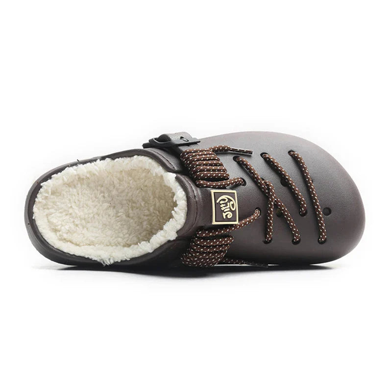 Gap Lacing Style Fleece Shoes