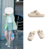 Gap Lacing Style Fleece Shoes