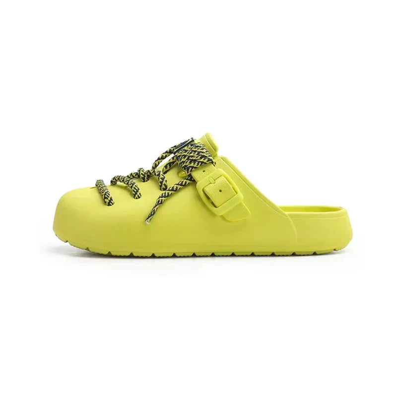 Gap Lacing Style Fleece Shoes
