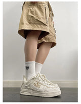 Silver Maple Thick Sole Shoes