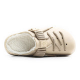 Gap Lacing Style Fleece Shoes