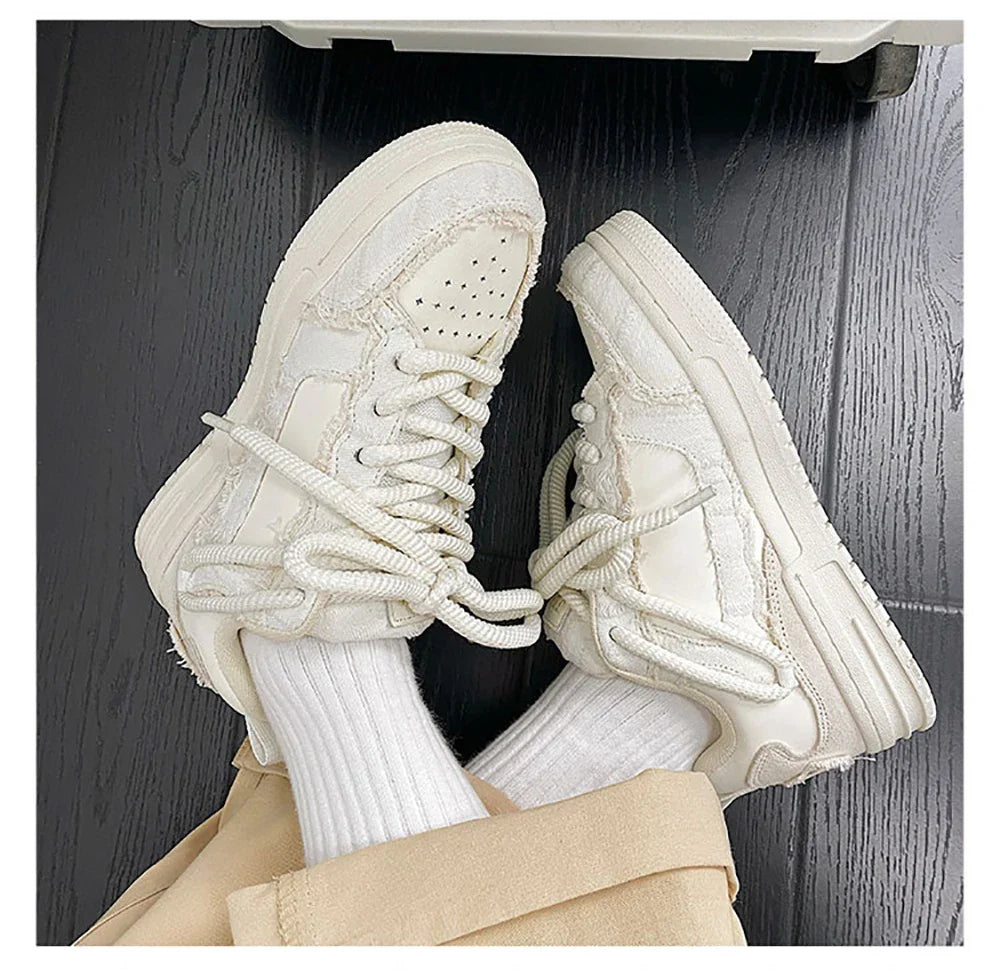 Silver Maple Thick Sole Shoes