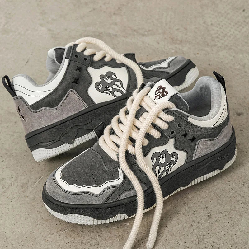 Smokey Gray Flame Shoes