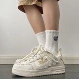 Silver Maple Thick Sole Shoes